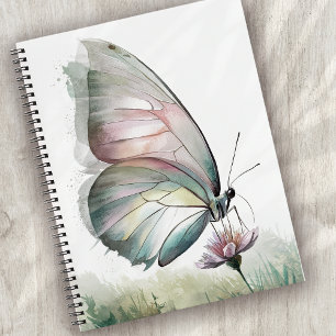 Watercolor Delicate Butterfly Notebook