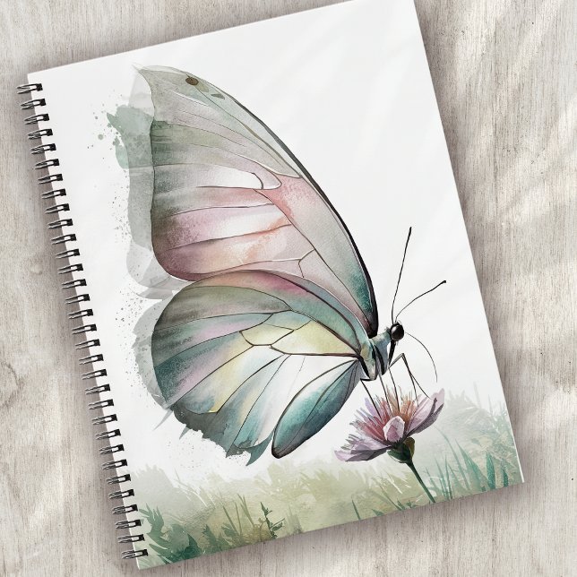 Watercolor Delicate Butterfly Notebook (Creator Uploaded)