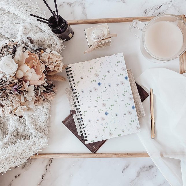 Watercolor Delicate Wildflower Notebook (Creator Uploaded)