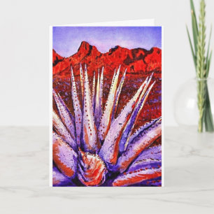 Watercolor Desert note card