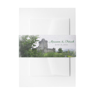 Watercolor Destination: Ireland Invitation Belly Band