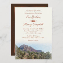Watercolor Destination: Romantic Desert Invitation