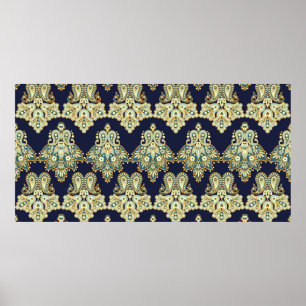 watercolor digital background pattern on textures  poster