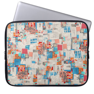Watercolor Digital Texture Pattern Laptop Sleeve