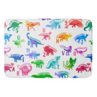 Watercolor Dinosaur Alphabet Colourful Dino Kids