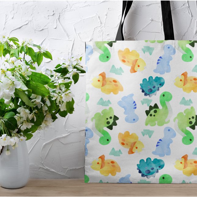 Watercolor Dinosaur Seamless Pattern Crossbody Bag (Creator Uploaded)