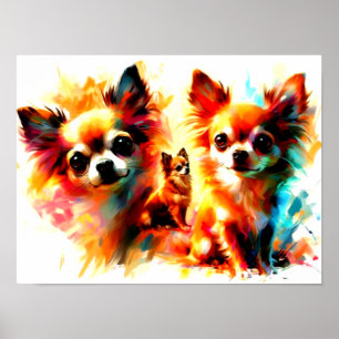 Watercolor Dog Poster