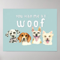 Watercolor Dog | You Had Me At Woof