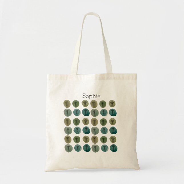Watercolor Doodle Tote Bag (Front)