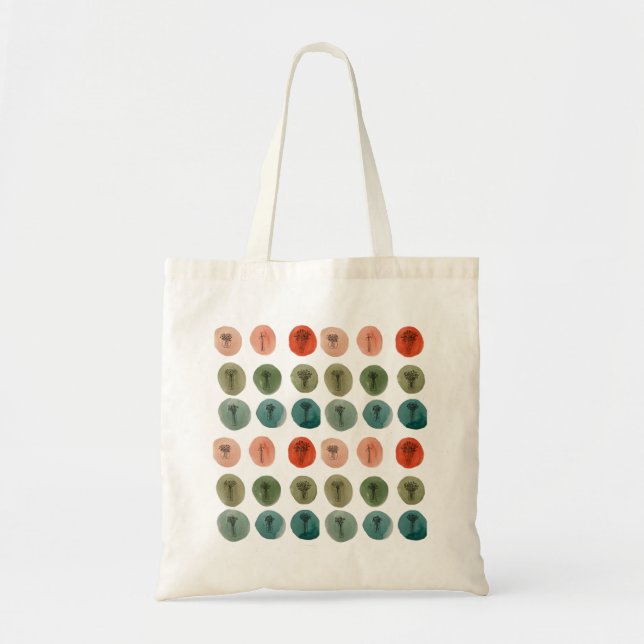 Watercolor Doodle Tote Bag (Front)