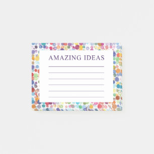 Watercolor Dots Amazing Ideas Post-it Notes
