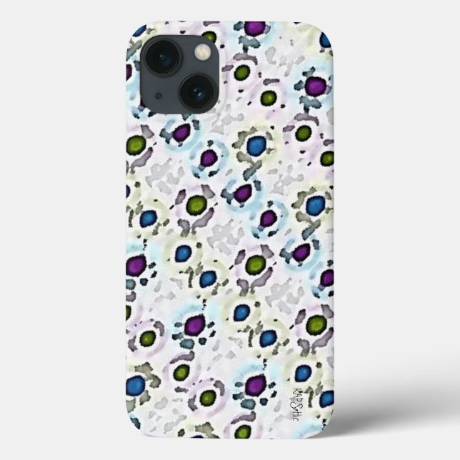 Watercolor Dots Case-Mate iPhone Case (Back)