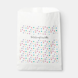 Watercolor Dots Hand Painted Colourful Pattern Favour Bag