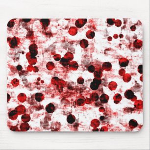 Watercolor Dots Pattern Mouse Pad