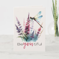 Watercolor Dragonfly Beyoutiful Encouragement