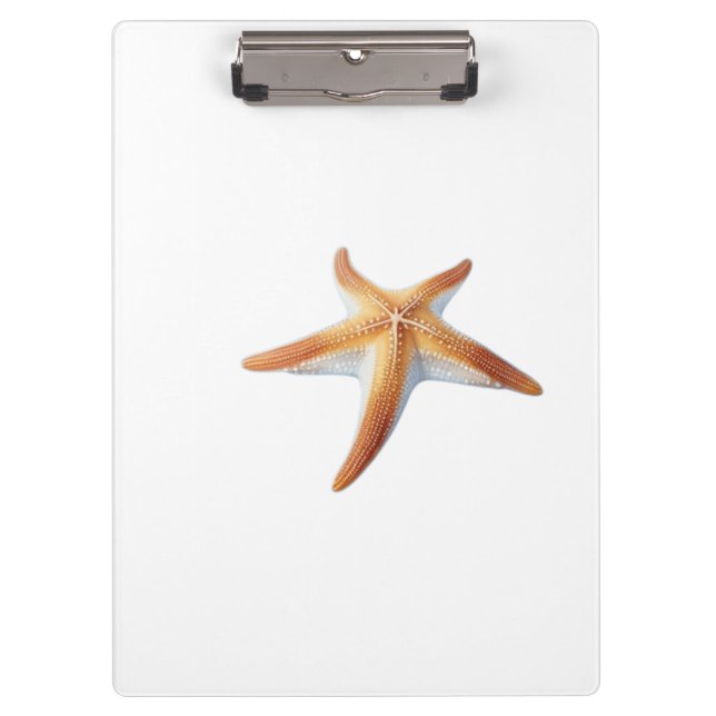 Watercolor Drawing of Starfish Clipboard (Front)