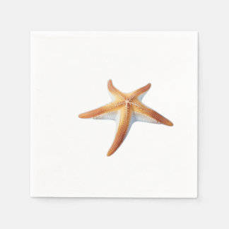 Watercolor Drawing of Starfish Napkin