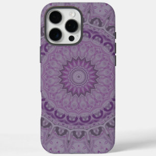 Watercolor Dream Mandala in Shades of Purple iPhone 16 Pro Max Case