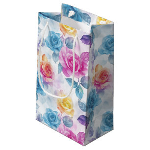 Watercolor Dreamy Rose Gift Bag