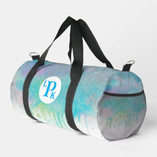 Watercolor Drip Duffle Bag