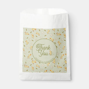 Watercolor Duckling Thank You Personalised Favour Bag