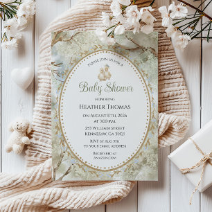 Watercolor Ducks Baby Shower Gender Neutral Invitation