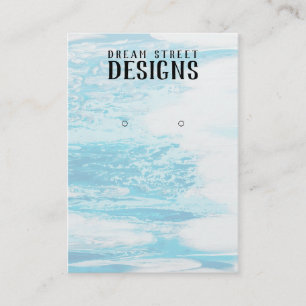 Watercolor Earring Display Card