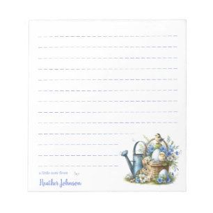 Watercolor Easter Bunny Personalised Notepad