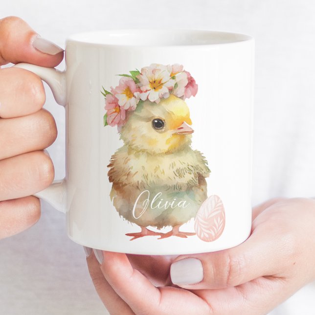 Watercolor Easter Chick and Egg Easter Mug (Watercolor Easter Chick and Egg Easter Mug
)