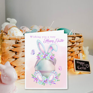 Watercolor Easter Egg Card
