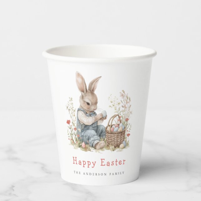 Watercolor Easter Party Paper Cups (Front)
