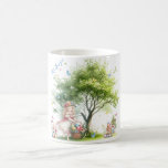 Watercolor Easter Spring Fairy Coffee Mug<br><div class="desc">Delicate, whimsical, and full of the magic of Easter and Spring, this fairy will bring a whole new level of charm and joy to your space. Featuring vibrant watercolor shades and intricate details, this little wonder captures the beauty and wonder of the fairy realm. Our Watercolor Fairy embodies the spirit...</div>