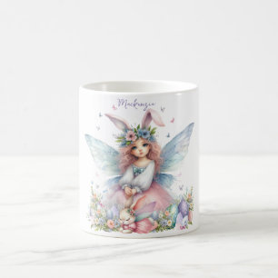 Watercolor Easter Spring Fairy Coffee Mug