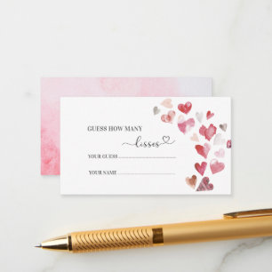 Watercolor Elegant a little sweetheart baby shower Enclosure Card