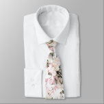 Watercolor Elegant Blush Pink Gum Eucalyptus Neck  Tie<br><div class="desc">PixDezines floral and foliage in watercolor neck tie,    Blush pink Eucalyptus and hydrangea with fall colour foliage.  DIY background colour.

 Copyright © 2011-2021 PixDezines™.</div>