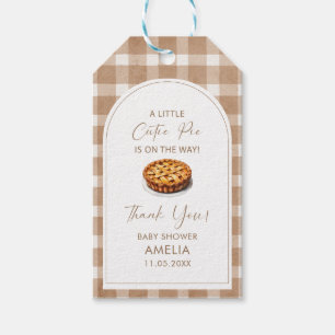 Watercolor Elegant Cutie Pie is On The Way Baby S Gift Tags