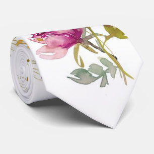 Watercolor Elegant Fall  Tie