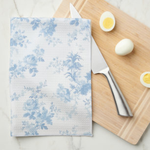 Watercolor Elegant Florals  Tea Towel