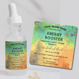Watercolor essential oil blend Bottle