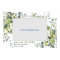 Watercolor Eucalyptus Bridal Shower Photo Frame