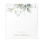 Watercolor Eucalyptus Greenery Personalised