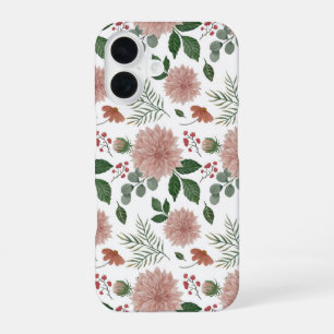 Watercolor Eucalyptus Leaf Floral iPhone 16 Case