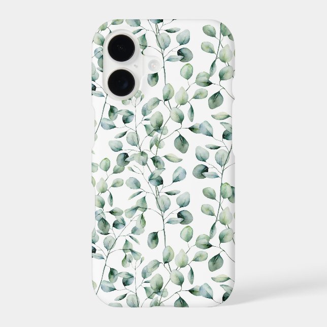Watercolor Eucalyptus Pattern Samsung Galaxy S21 Case (Back)