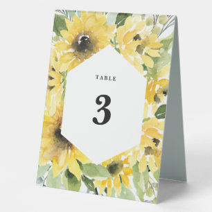 Watercolor eucalyptus sunflower rustic country