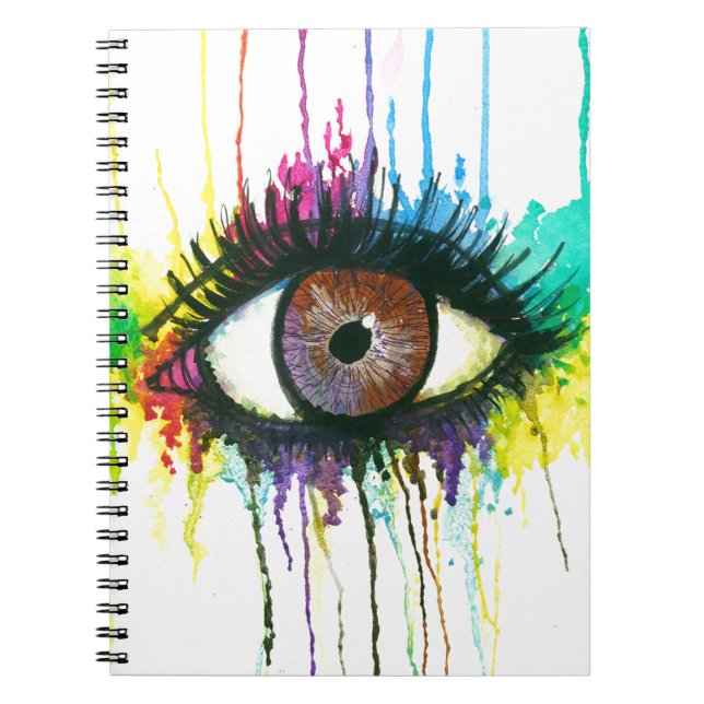 Watercolor Eye Notebook (Front)
