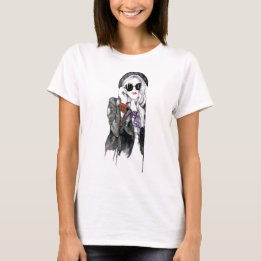 Watercolor Face Makeup Artist Branding Fashion T-Shirt