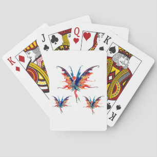 Watercolor Faires Playing Cards