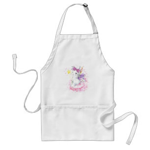 Watercolor Fairy Bunny Standard Apron