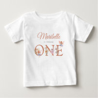 Watercolor Fairy Floral Fall Garden First Birthday