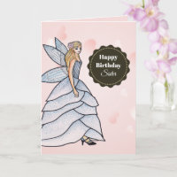 Watercolor Fairy Princess White Grey Petal Dres